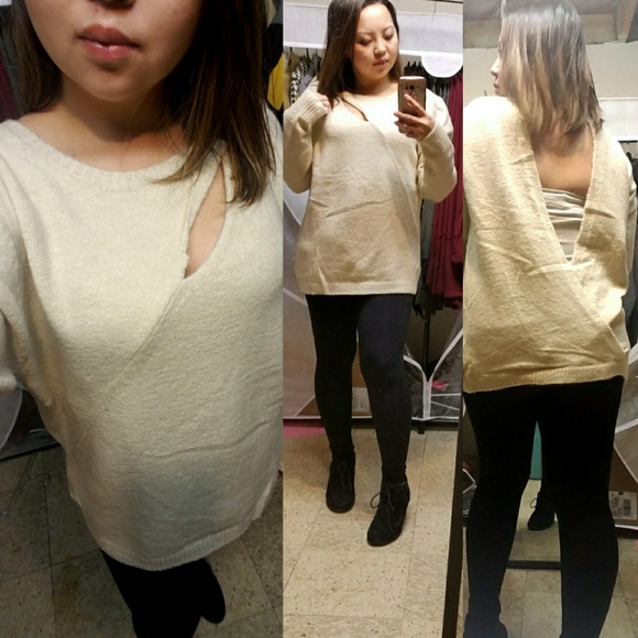 Oatmeal Open Sweater - Picture 1 of 1